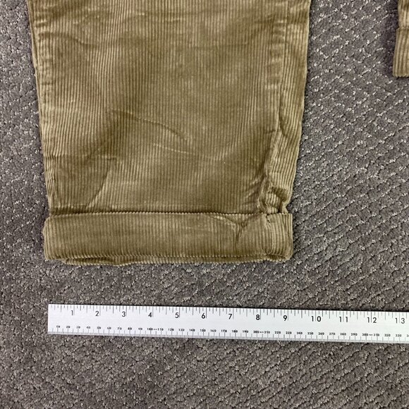 Vintage Y2K Old Navy Corduroy Pants men's 36 x 30 36x29 Wide Leg Baggy Wide Wale - Picture 13 of 15